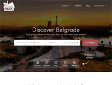 Tablet Screenshot of belgradepass.com
